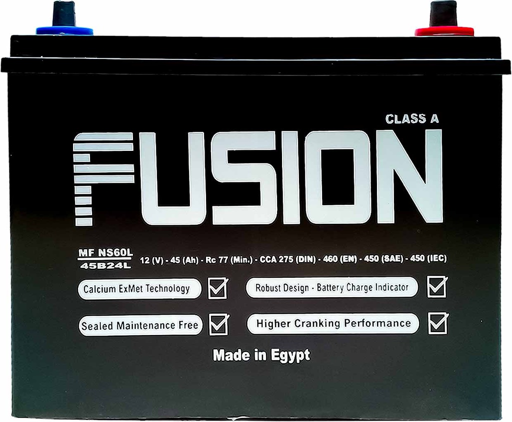 Battery Fusion NS60L SMF 45AH/360