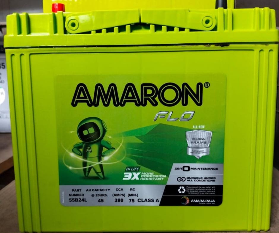 Battery Amaron Flo SMF NS60L (45Ah-380)