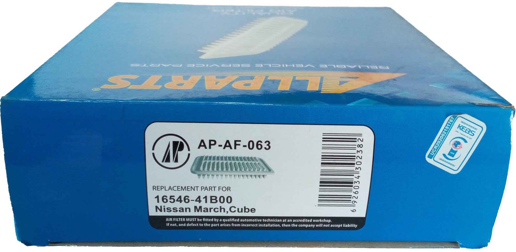 AP-AF-063 All Parts Air Cleaner