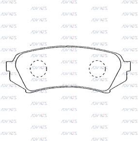 BPTO2906 Advics Brake Pads