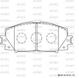 [BPADA1N155] A1N155 Advics Brake Pads